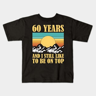 60 Hiking 60Th Kids T-Shirt